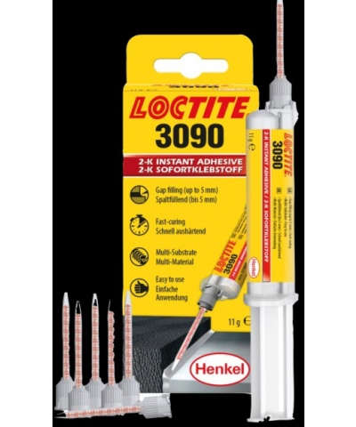 Loctite 3090 Двухкомпонентный клей с высокой заполняющей способностью.