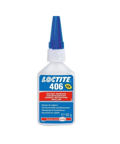 Loctite 406 моментальный клей для резины, пластмассы.